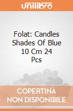 Folat: Candles Shades Of Blue 10 Cm 24 Pcs giochi