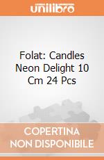 Folat: Candles Neon Delight 10 Cm 24 Pcs giochi