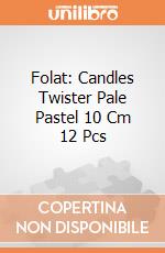 Folat: Candles Twister Pale Pastel 10 Cm 12 Pcs giochi