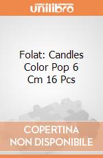 Folat: Candles Color Pop 6 Cm 16 Pcs giochi