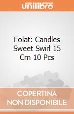 Folat: Candles Sweet Swirl 15 Cm 10 Pcs giochi