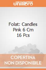 Folat: Candles Pink 6 Cm 16 Pcs giochi
