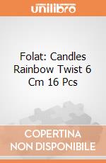 Folat: Candles Rainbow Twist 6 Cm 16 Pcs giochi