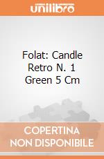 Folat: Candle Retro N. 1 Green 5 Cm giochi