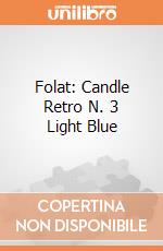 Folat: Candle Retro N. 3 Light Blue giochi