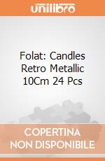 Folat: Candles Retro Metallic 10Cm 24 Pcs giochi