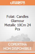 Folat: Candles Glamour Metallic 10Cm 24 Pcs giochi