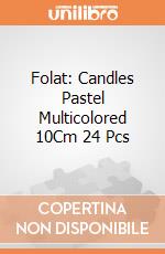 Folat: Candles Pastel Multicolored 10Cm 24 Pcs giochi