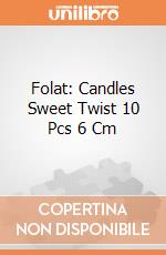 Folat: Candles Sweet Twist 10 Pcs 6 Cm giochi
