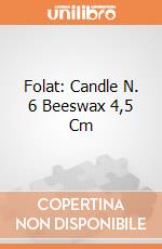 Folat: Candle N. 6 Beeswax 4,5 Cm giochi