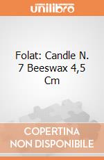 Folat: Candle N. 7 Beeswax 4,5 Cm giochi