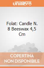 Folat: Candle N. 8 Beeswax 4,5 Cm giochi