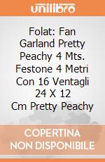 Folat: Fan Garland Pretty Peachy 4 Mts. Festone 4 Metri Con 16 Ventagli 24 X 12 Cm Pretty Peachy giochi