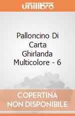 Palloncino Di Carta Ghirlanda Multicolore - 6 giochi