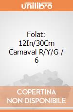 Folat: 12In/30Cm Carnaval R/Y/G / 6 giochi