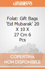 Folat: Gift Bags 'Eid Mubarak' 20 X 10 X 27 Cm 6 Pcs giochi