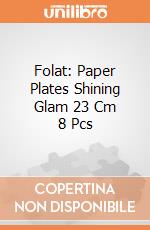 Folat: Paper Plates Shining Glam 23 Cm 8 Pcs giochi