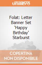 Folat: Letter Banner Set 'Happy Birthday' Starburst giochi