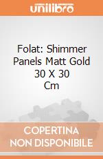 Folat: Shimmer Panels Matt Gold 30 X 30 Cm giochi