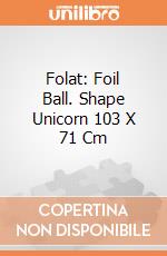 Folat: Foil Ball. Shape Unicorn 103 X 71 Cm giochi