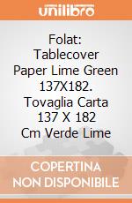 Folat: Tablecover Paper Lime Green 137X182. Tovaglia Carta 137 X 182 Cm Verde Lime gioco