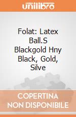 Folat: Latex Ball.S Blackgold Hny Black, Gold, Silve giochi