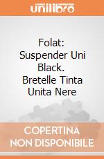 Folat: Suspender Uni Black. Bretelle Tinta Unita Nere gioco