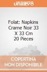 Folat: Napkins Crame Noir 33 X 33 Cm 20 Pieces giochi