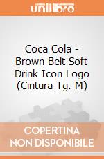 Coca Cola - Brown Belt Soft Drink Icon Logo (Cintura Tg. M) gioco di Bioworld