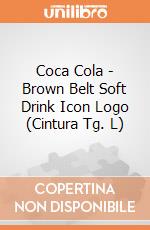 Coca Cola - Brown Belt Soft Drink Icon Logo (Cintura Tg. L) gioco di Bioworld