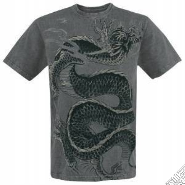 Miami Ink - Charcoal Chinese Dragon T-shirt - Xl gioco di Bioworld