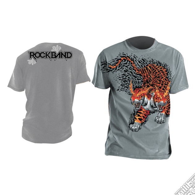Rockband - Grey Two Head Tiger (Unisex Tg. M) gioco di Bioworld