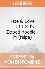 Hate & Love' - Ul13 Girl's Zipped Hoodie - M (felpa) gioco di Bioworld