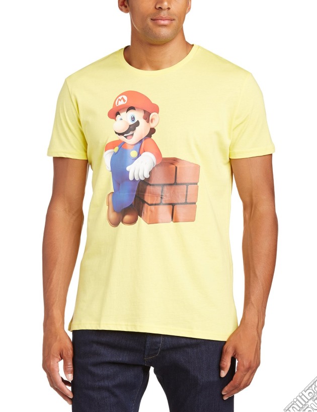 Nintendo - Mario Block Yellow (Unisex Tg. L) gioco di Bioworld