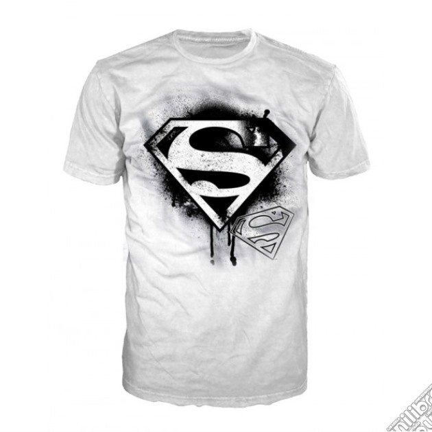 Superman - White With Black Logo (Unisex Tg. M) gioco di Bioworld