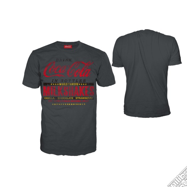 Coca Cola - Dark Grey Milkshakes (Unisex Tg. L) gioco di Bioworld