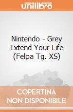 Nintendo - Grey Extend Your Life (Felpa Tg. XS) gioco di Bioworld