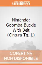 Nintendo: Goomba Buckle With Belt (Cintura Tg. L) gioco di Bioworld