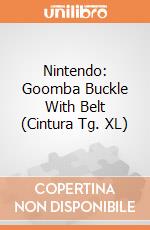 Nintendo: Goomba Buckle With Belt (Cintura Tg. XL) gioco di Bioworld