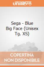 Sega - Blue Big Face (Unisex Tg. XS) gioco di Bioworld
