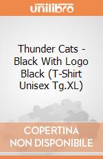 Thunder Cats - Black With Logo Black (T-Shirt Unisex Tg.XL) gioco