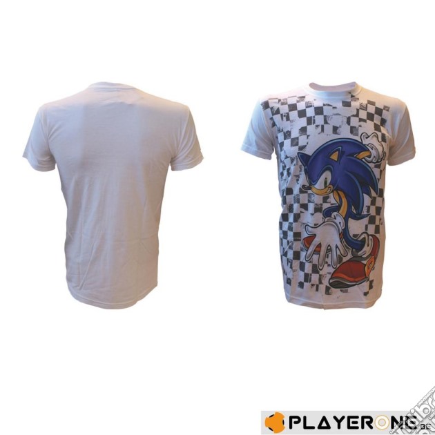 Sega - White. Checkered Background - Xl gioco di Bioworld