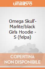Omega Skull'- Marlite/black Girls Hoodie - S (felpa) gioco di Bioworld