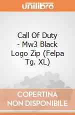 Call Of Duty - Mw3 Black Logo Zip (Felpa Tg. XL) gioco di Bioworld