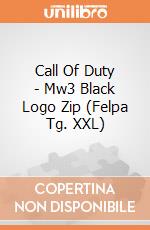 Call Of Duty - Mw3 Black Logo Zip (Felpa Tg. XXL) gioco di Bioworld