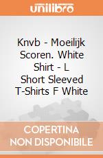 Knvb - Moeilijk Scoren. White Shirt - L Short Sleeved T-Shirts F White gioco