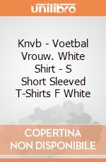 Knvb - Voetbal Vrouw. White Shirt - S Short Sleeved T-Shirts F White gioco