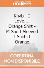 Knvb - I Love.... Orange Shirt - M Short Sleeved T-Shirts F Orange gioco