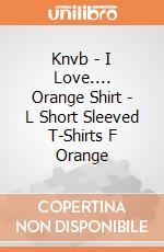 Knvb - I Love.... Orange Shirt - L Short Sleeved T-Shirts F Orange gioco