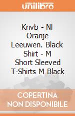Knvb - Nl Oranje Leeuwen. Black Shirt - M Short Sleeved T-Shirts M Black gioco